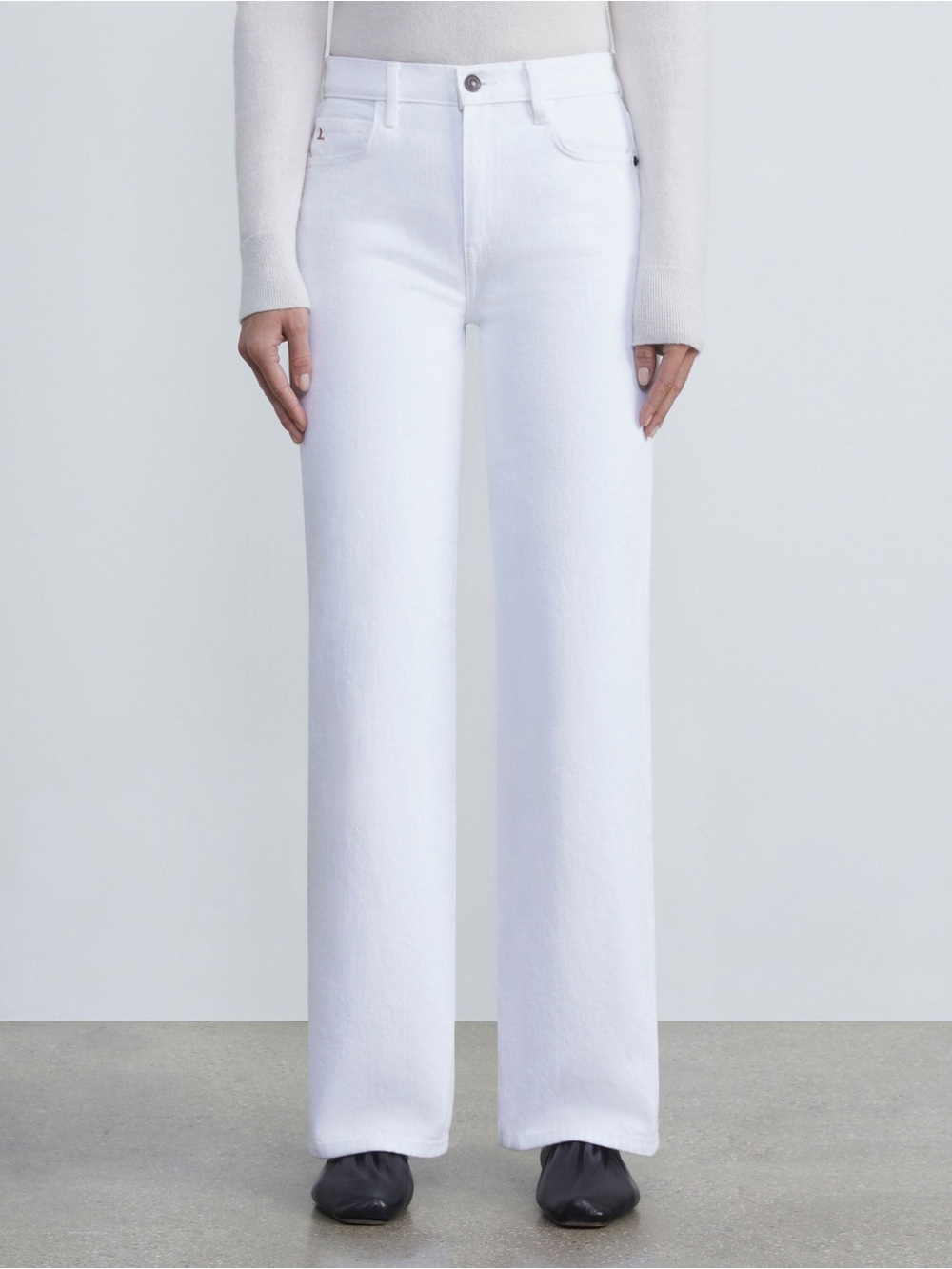 Lafayette 148 New York L148 DENIM WYCKOFF WIDE-LEG JEAN size 34 size 18